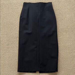 Zara Black Midi Slimming Skirt
